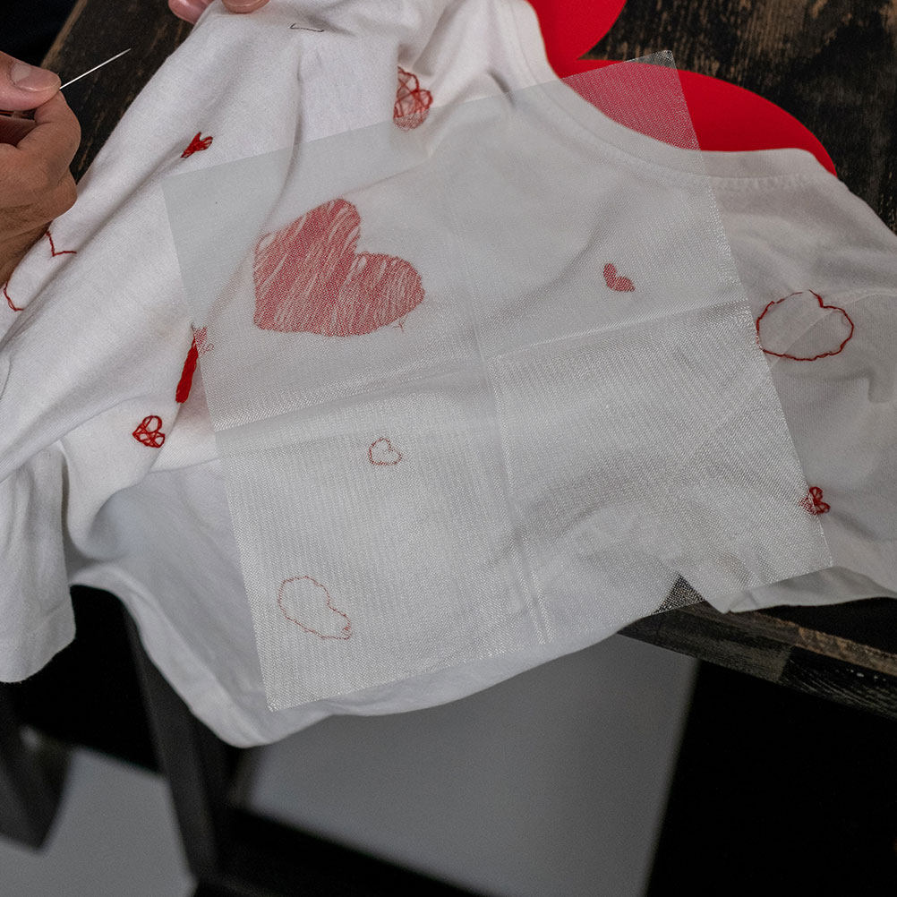 Embroidery Paper - 8Pcs DIY Water Soluble Embroidery Transfer