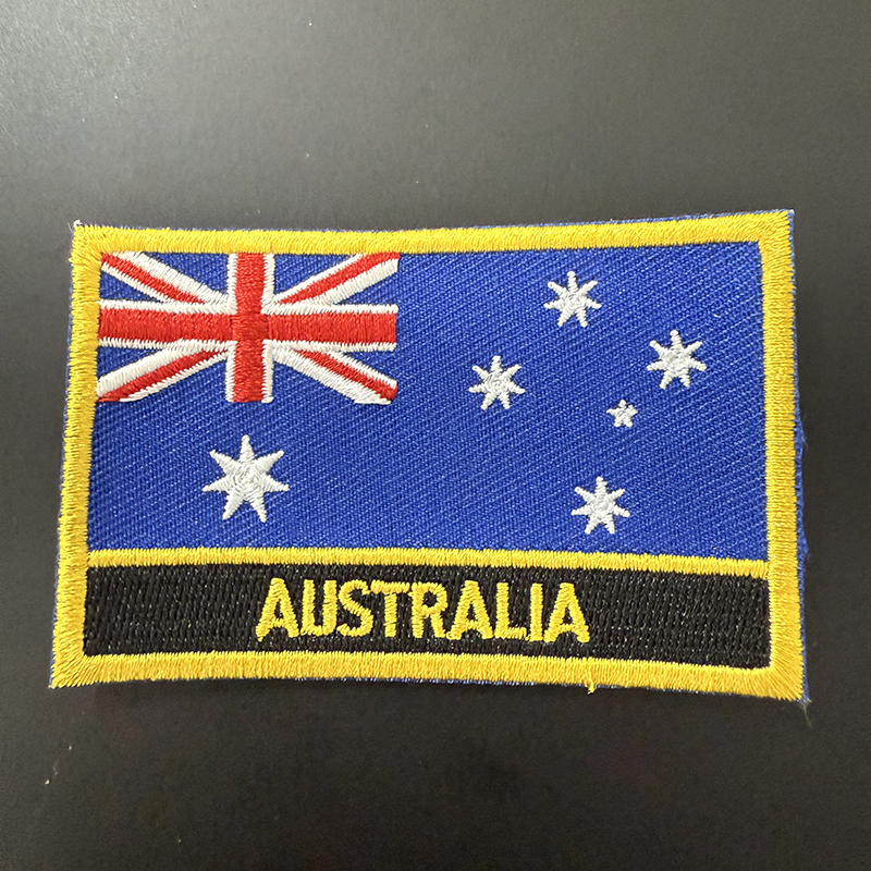 Embroidery Australia - Australia Flag Embroidery Patches Iron on
