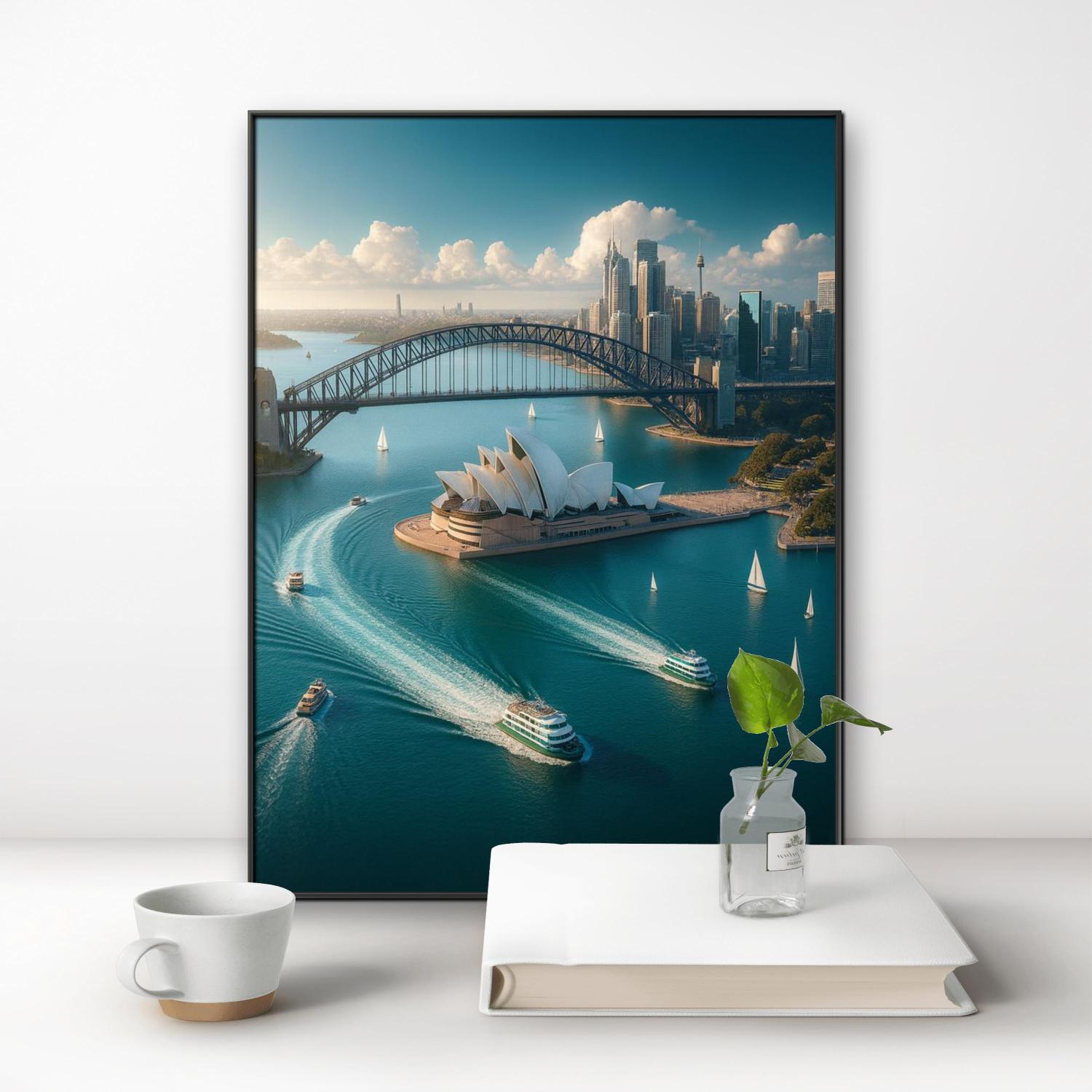 Embroidery Australia - High Definition Realistic Sydney Opera House