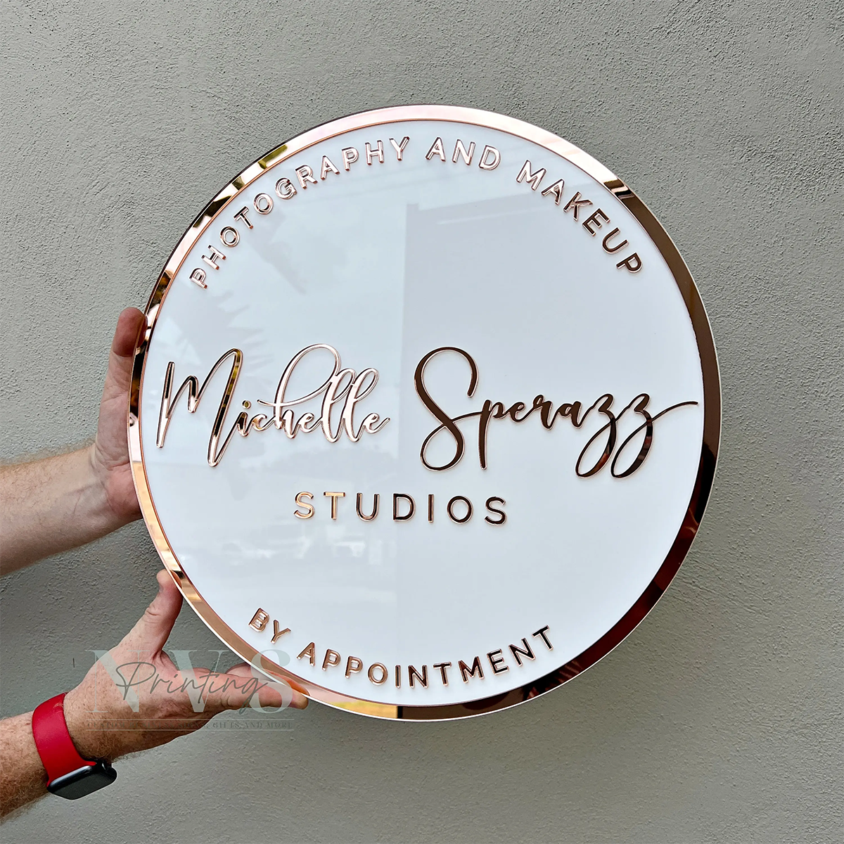 Embroidery Studio - Business Logo Custom Sign Acrylic Wall