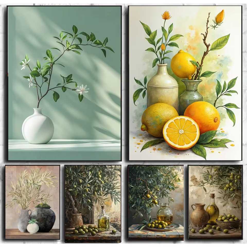 Embroidery Paper - New DIY Diamond Painting Mediterranean Still
