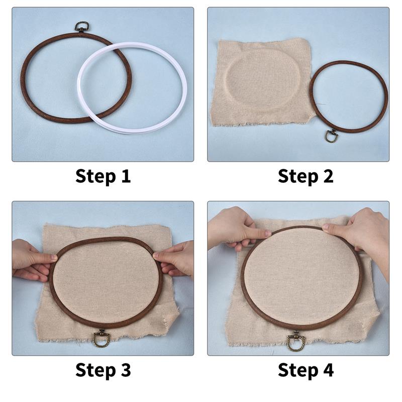 Round Oval Wooden Color Embroi – Embroidery Hoop Stand recenzja i cena