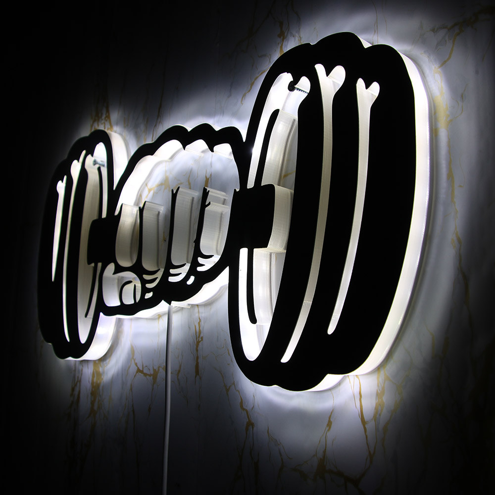 Dumbbells Strength LED Wall Li – Embroidery Studio recenzja i cena