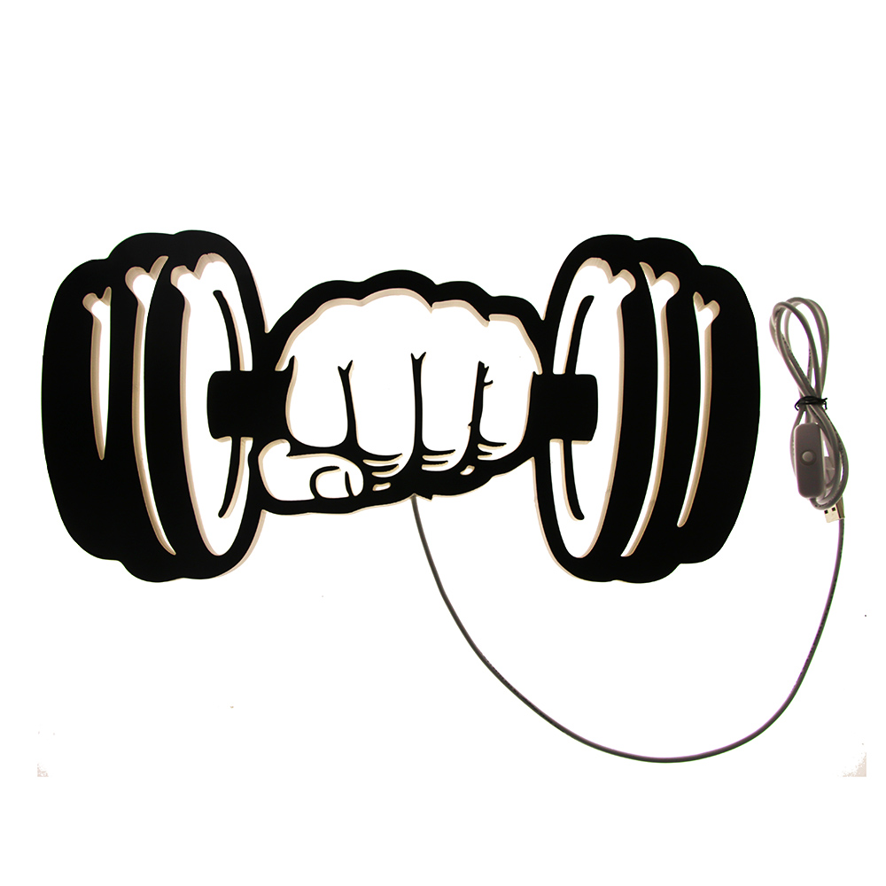 Dumbbells Strength LED Wall Li – Embroidery Studio recenzja i cena
