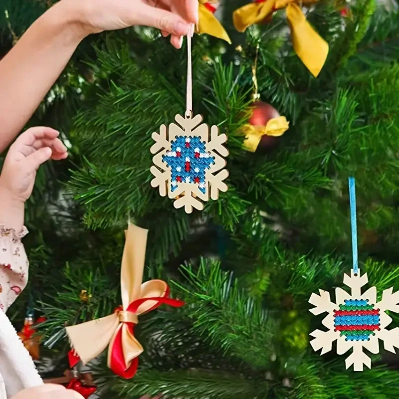 Cross Stitch Hanging Pendant G – Embroidery Xmas Tree recenzja i cena