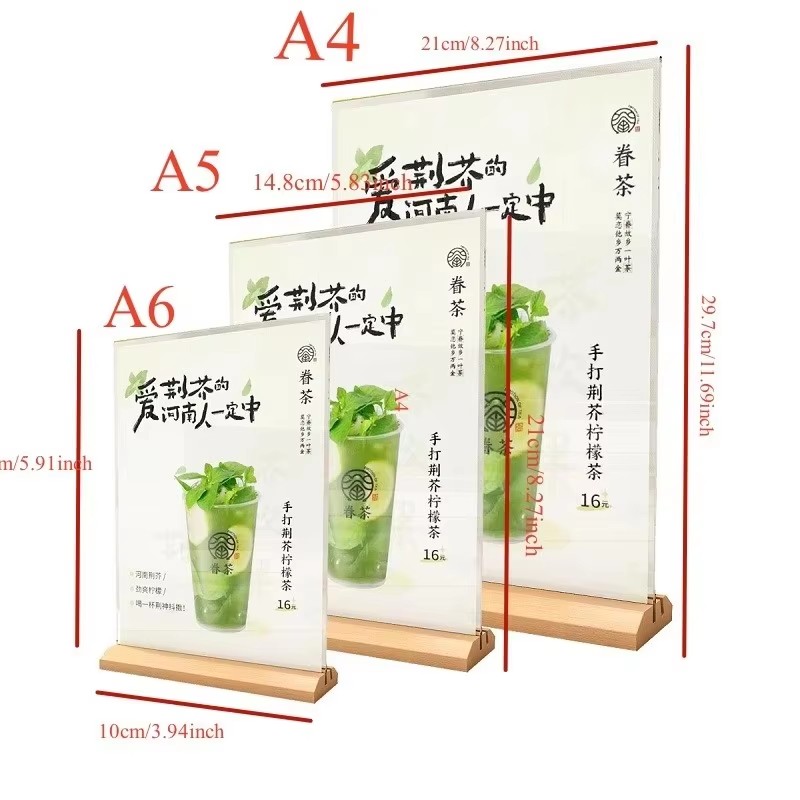 1pcs Clear Acrylic Menu Displa – Embroidery Studio recenzja i cena