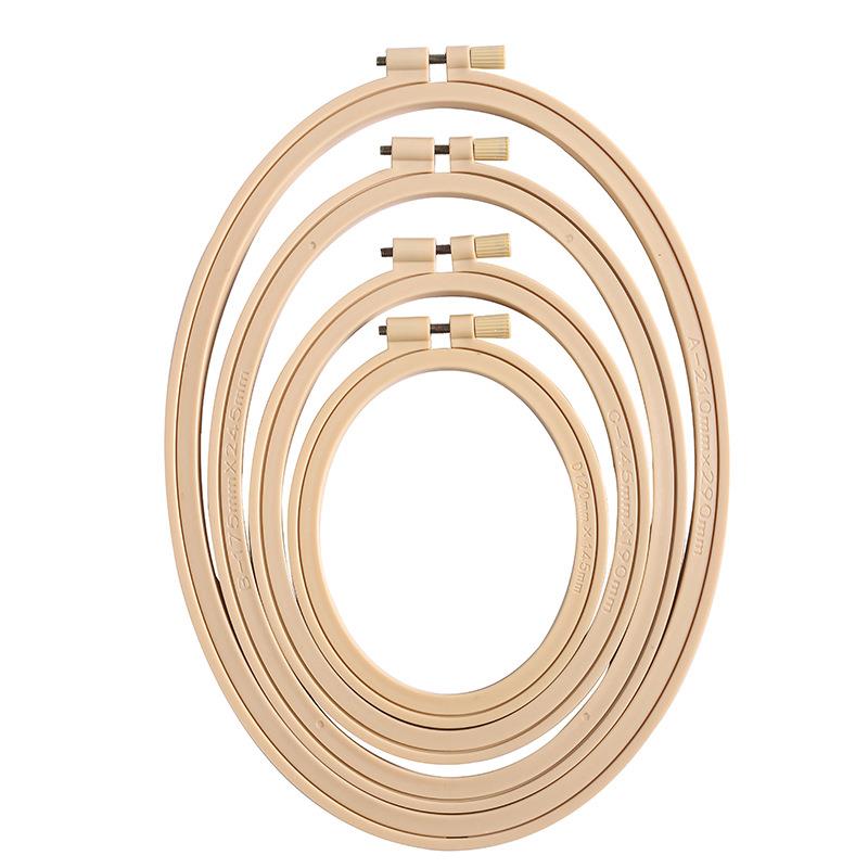 Imitation Bamboo Plastic Oval  – Embroidery Hoop Stand recenzja i cena