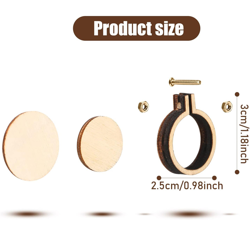 10Pcs/Set Wooden Mini Embroide – Embroidery Hoop Stand recenzja i cena