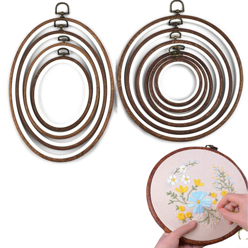 10PCS Sewing Tool Round Oval I – Embroidery Hoop Stand recenzja i cena