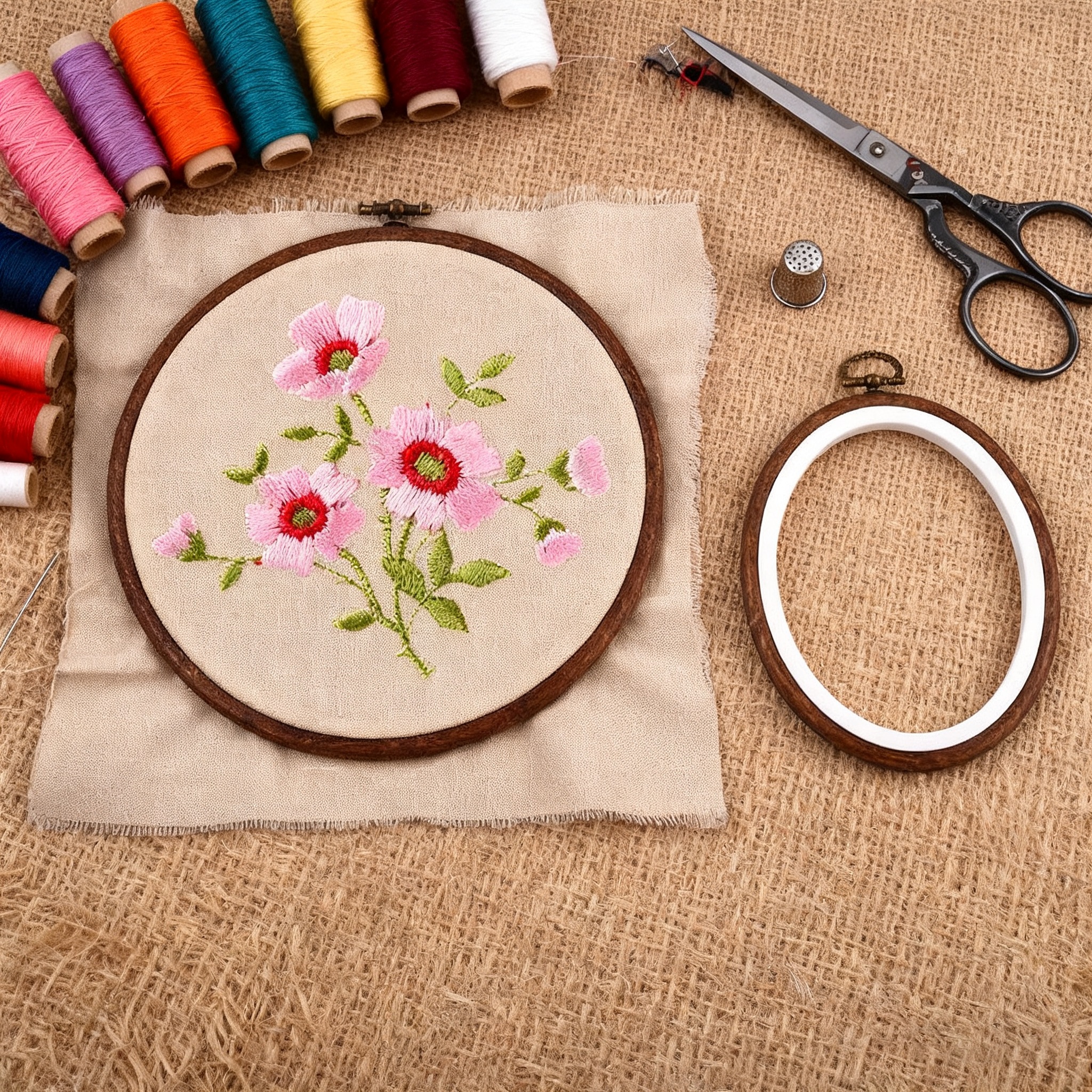 10PCS Sewing Tool Round Oval I – Embroidery Hoop Stand recenzja i cena