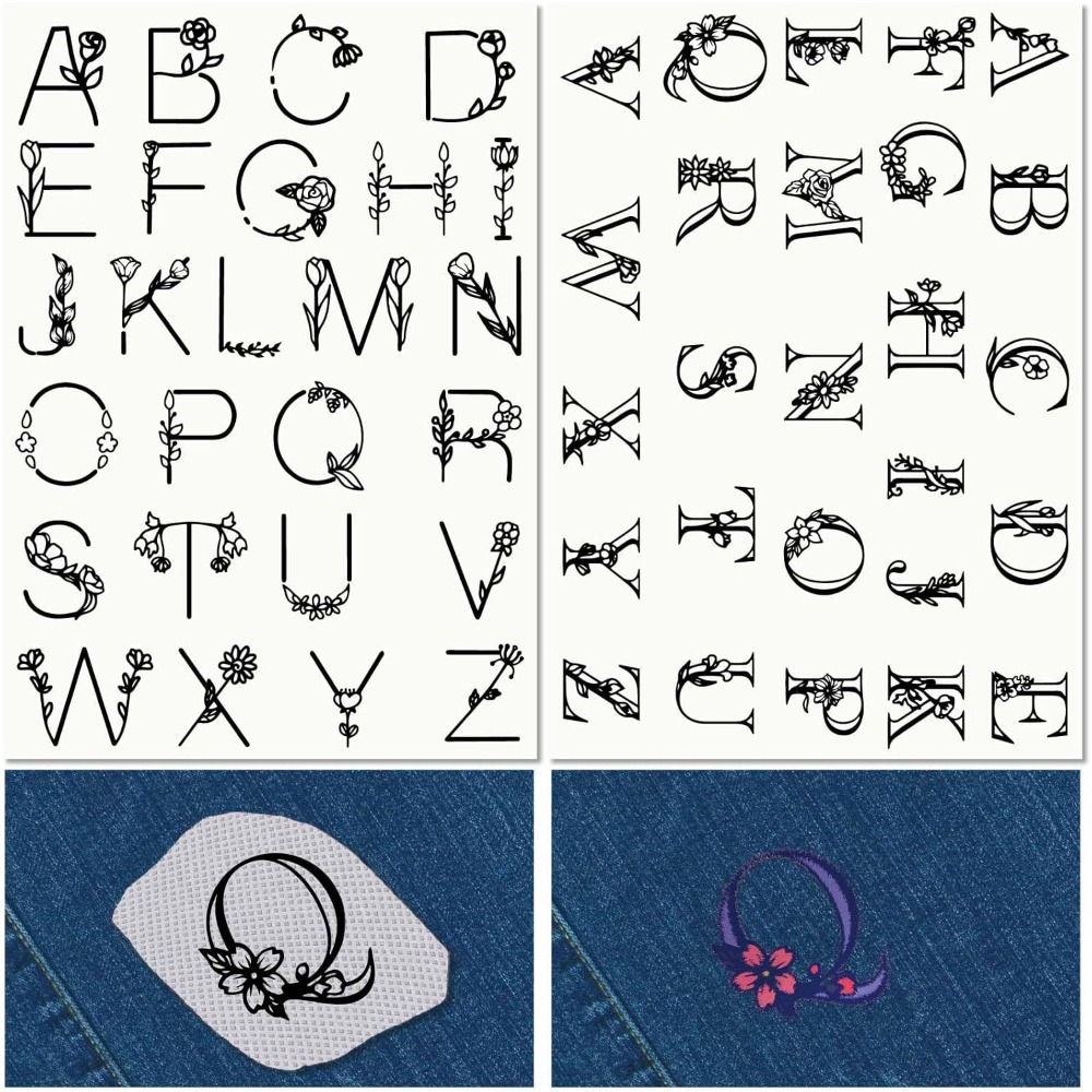 Letter A-Z Water Soluble Embro – Embroidery Paper recenzja i cena