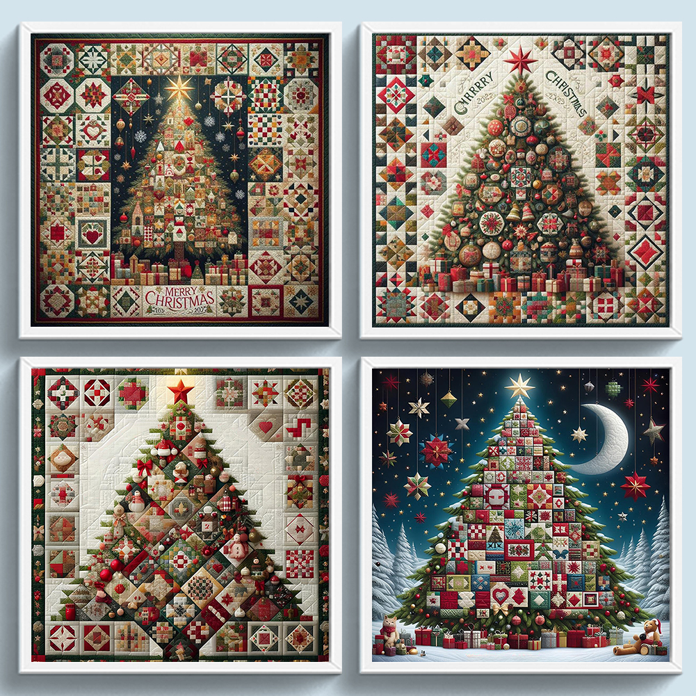 Full Embroidery Eco-cotton Thr – Embroidery Xmas Tree recenzja i cena