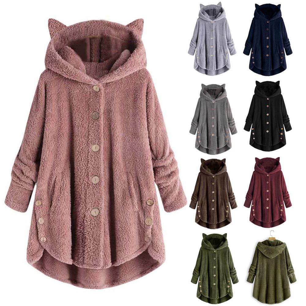 Cat's Ears Women Hoodie Plus W – Embroidery Zip Up Hoodie recenzja i cena
