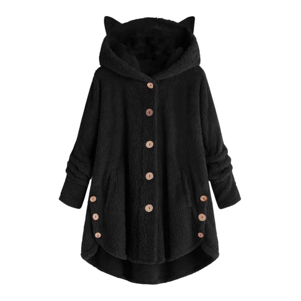 Cat's Ears Women Hoodie Plus W – Embroidery Zip Up Hoodie recenzja i cena