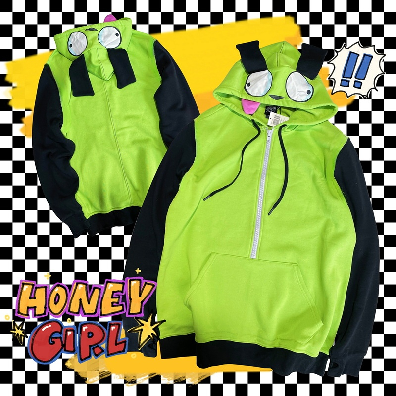 Anime Invader Cosplay Costume  – Embroidery Zip Up Hoodie recenzja i cena
