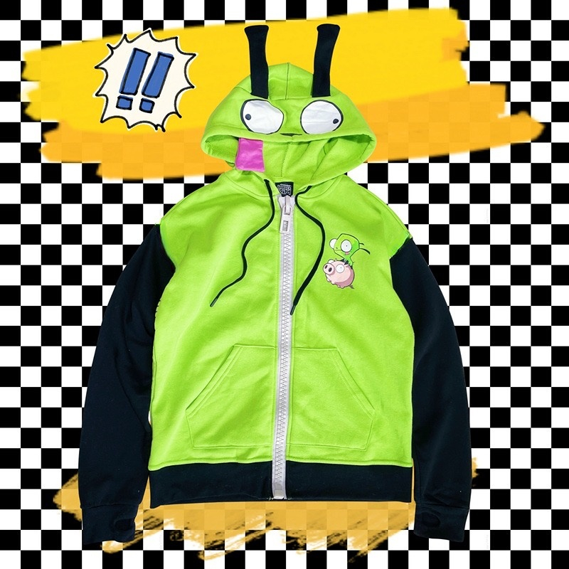 Anime Invader Cosplay Costume  – Embroidery Zip Up Hoodie recenzja i cena