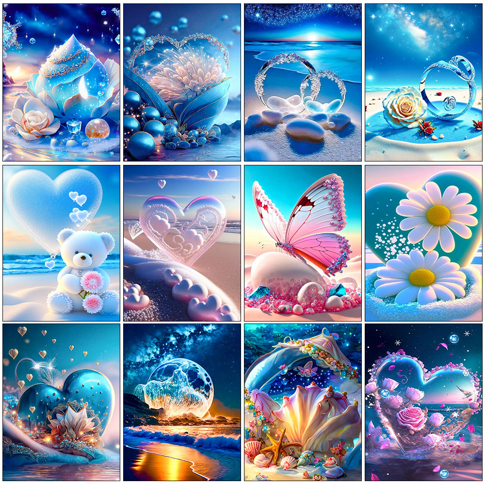 5D DIY Seaside Landscape Diamo – Embroidery Kit Set recenzja i cena