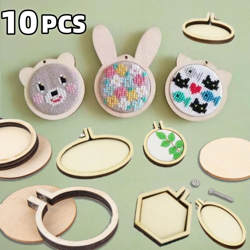 10PCS Mini Embroidery Hoop Woo – Embroidery Hoop Stand recenzja i cena