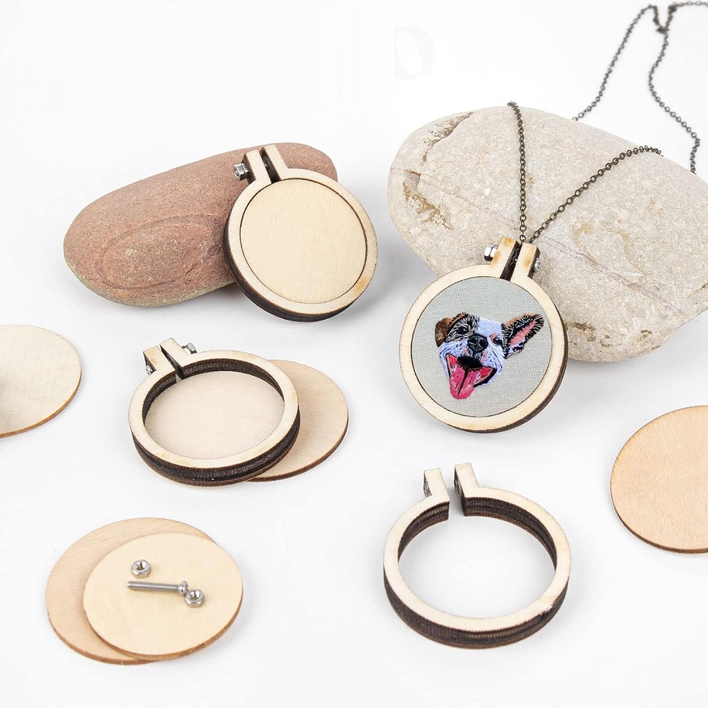 10PCS Mini Embroidery Hoop Woo – Embroidery Hoop Stand recenzja i cena