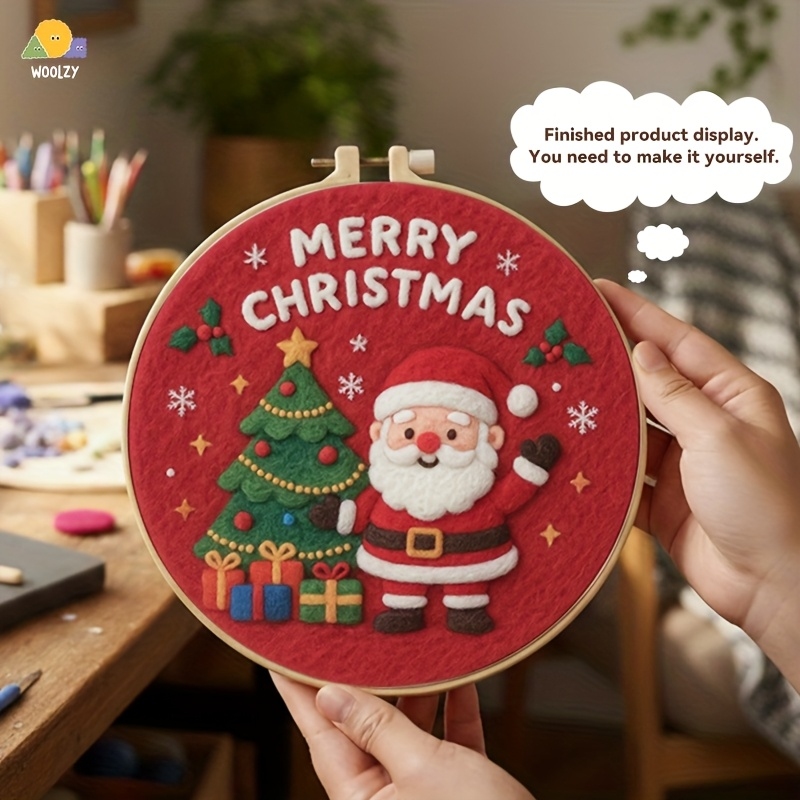 Santa & Christmas Tree Felt Em – Embroidery Xmas Tree recenzja i cena
