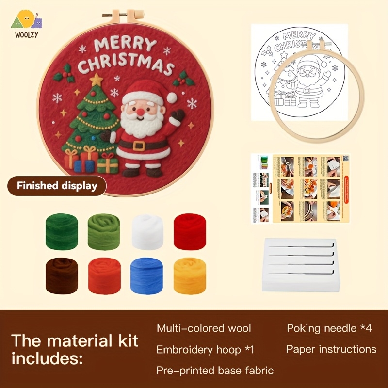 Santa & Christmas Tree Felt Em – Embroidery Xmas Tree recenzja i cena