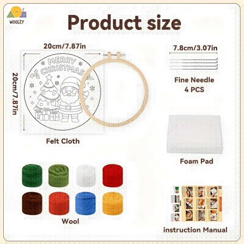 Santa & Christmas Tree Felt Em – Embroidery Xmas Tree recenzja i cena