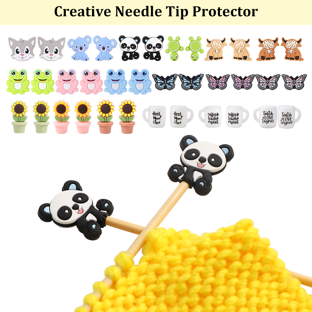 Knitting Needle Stoppers Needl – Embroidery Quilt Cover recenzja i cena