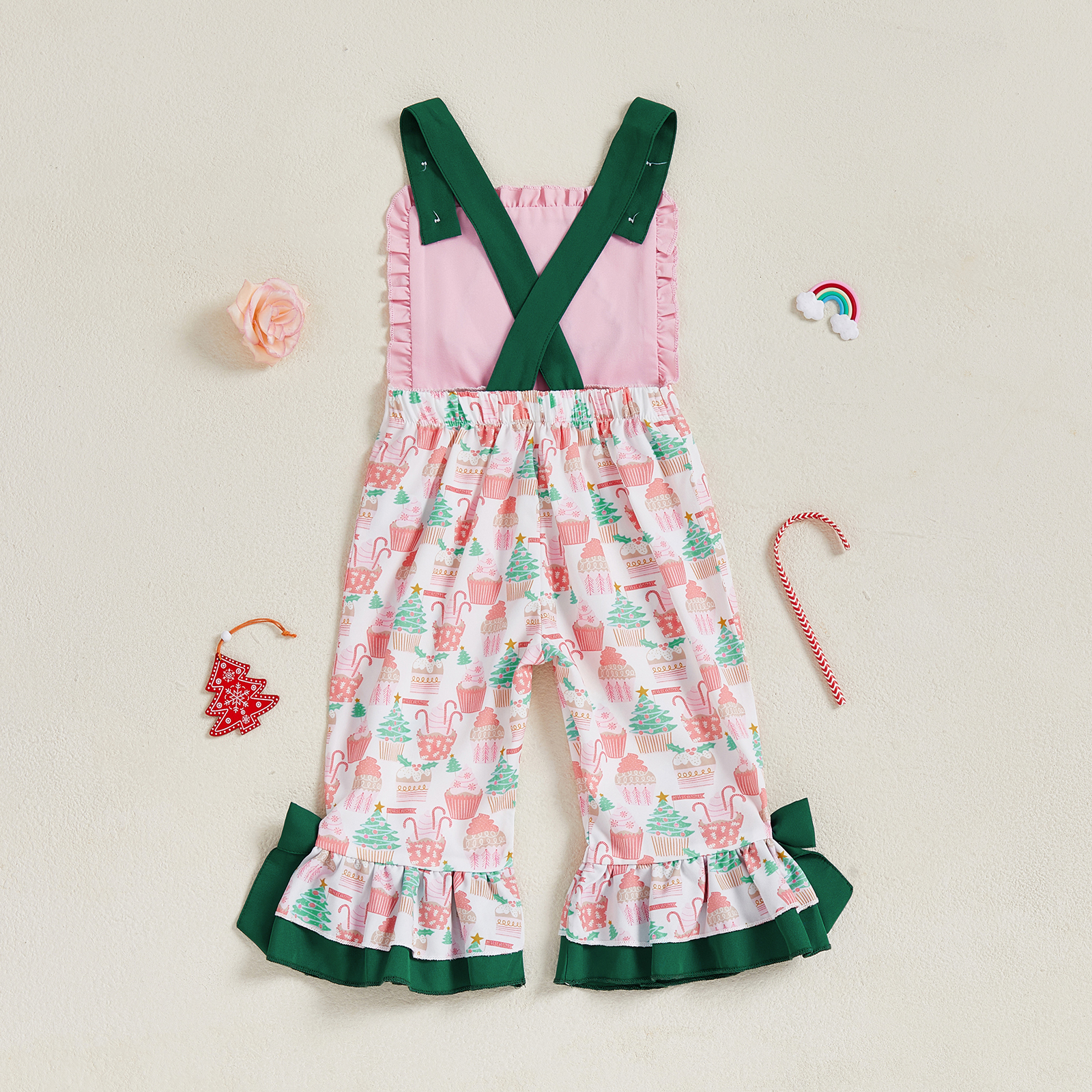 1-5Y Toddler Girl Xmas Outfits – Embroidery Xmas Tree recenzja i cena