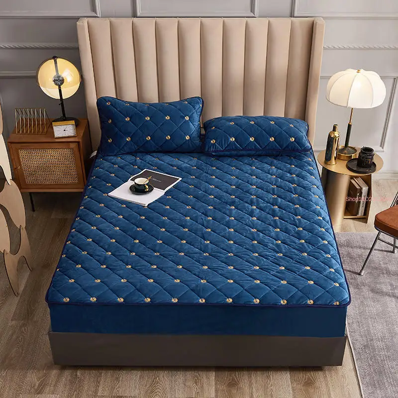 Embroidery Mattress Cover Thic – Embroidery Quilt Cover recenzja i cena