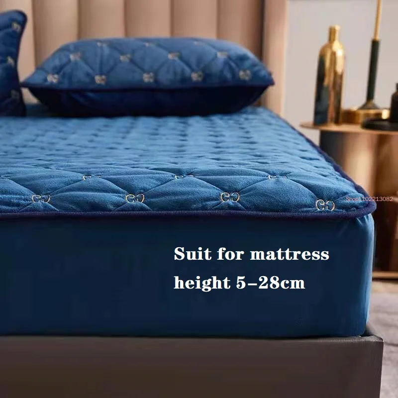 Embroidery Mattress Cover Thic – Embroidery Quilt Cover recenzja i cena