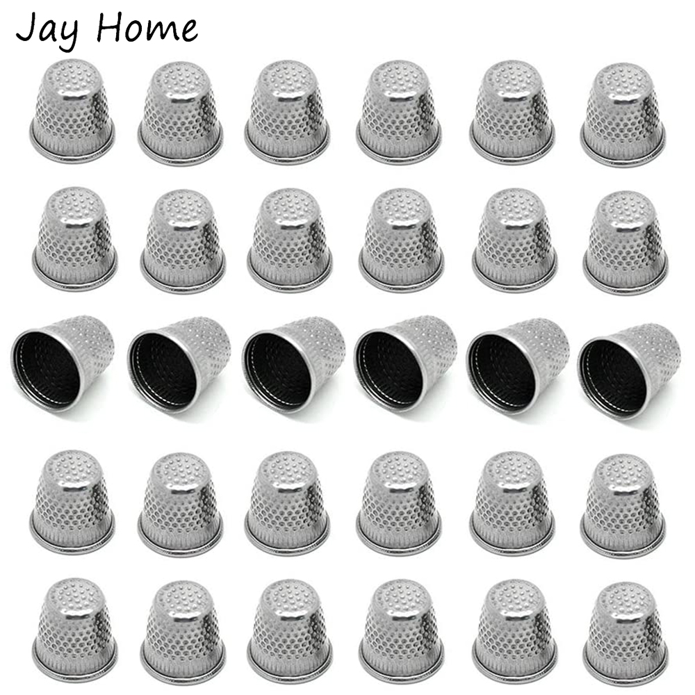 5/10Pcs Silver Sewing Thimbles – Embroidery Quilt Cover recenzja i cena