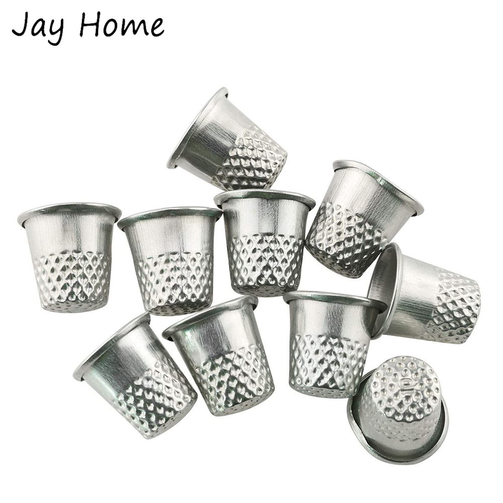 5/10Pcs Silver Sewing Thimbles – Embroidery Quilt Cover recenzja i cena