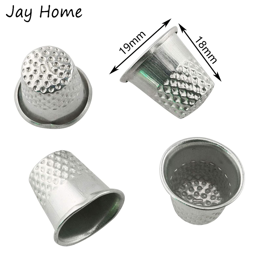 5/10Pcs Silver Sewing Thimbles – Embroidery Quilt Cover recenzja i cena