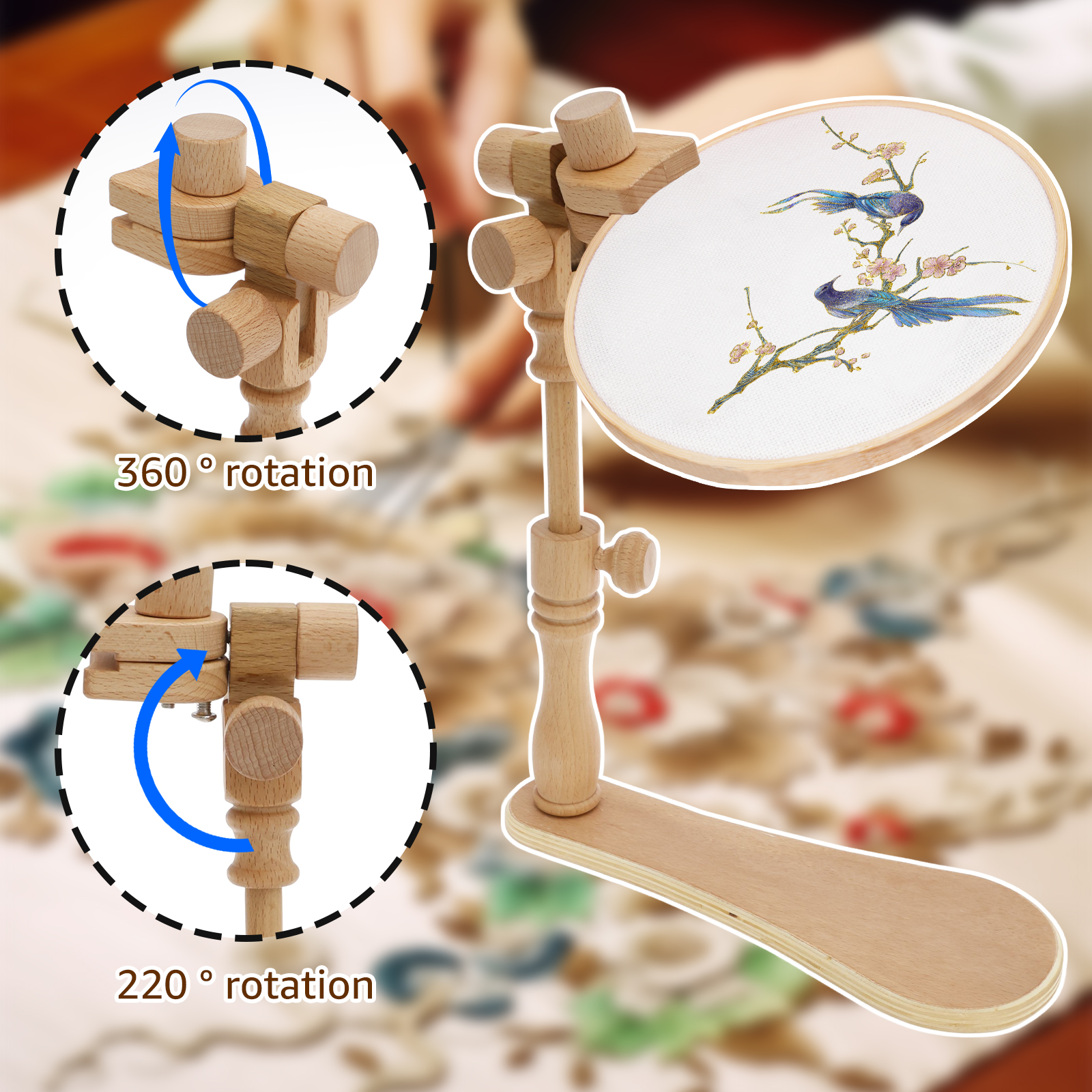 Embroidery Hoops Stand Adjusta – Embroidery Hoop Stand recenzja i cena