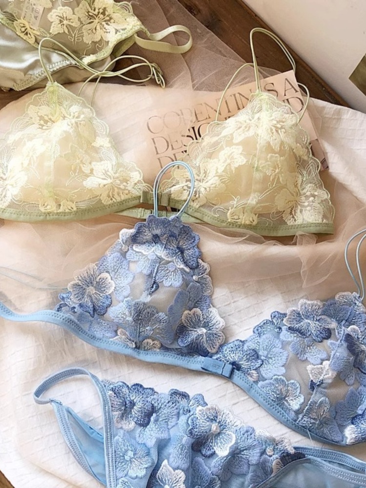 French Niche Lingerie Set Embr – Embroidery Australia recenzja i cena