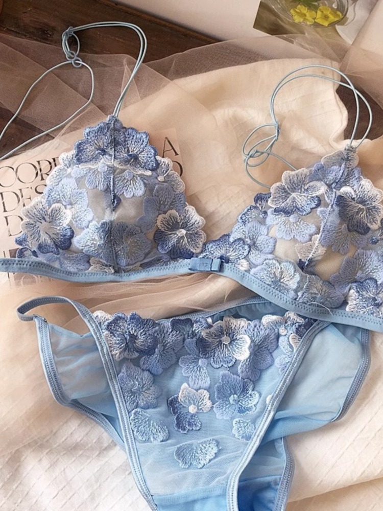French Niche Lingerie Set Embr – Embroidery Australia recenzja i cena