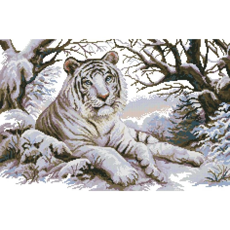 Tiger Series Animal Cross Stit – Embroidery Needles recenzja i cena