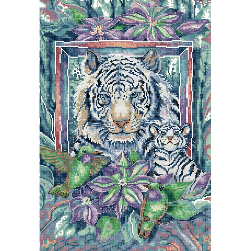 Tiger Series Animal Cross Stit – Embroidery Needles recenzja i cena