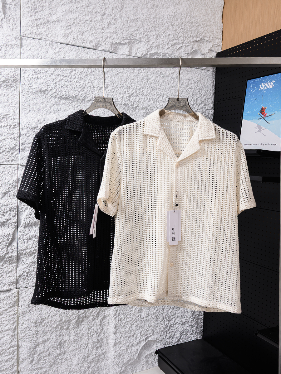 Men's Loose Casual Summer Shir – Embroidery Moisturizer recenzja i cena