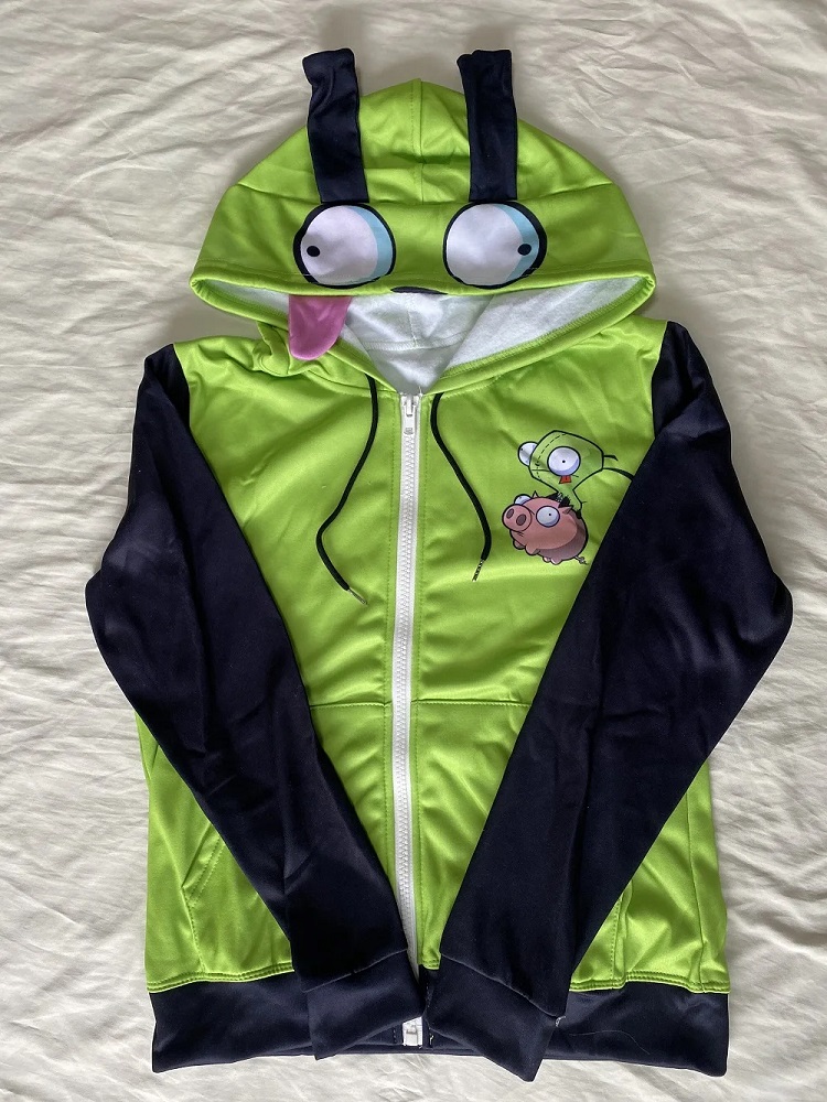 Anime Invader Cosplay Costume  – Embroidery Zip Up Hoodie recenzja i cena