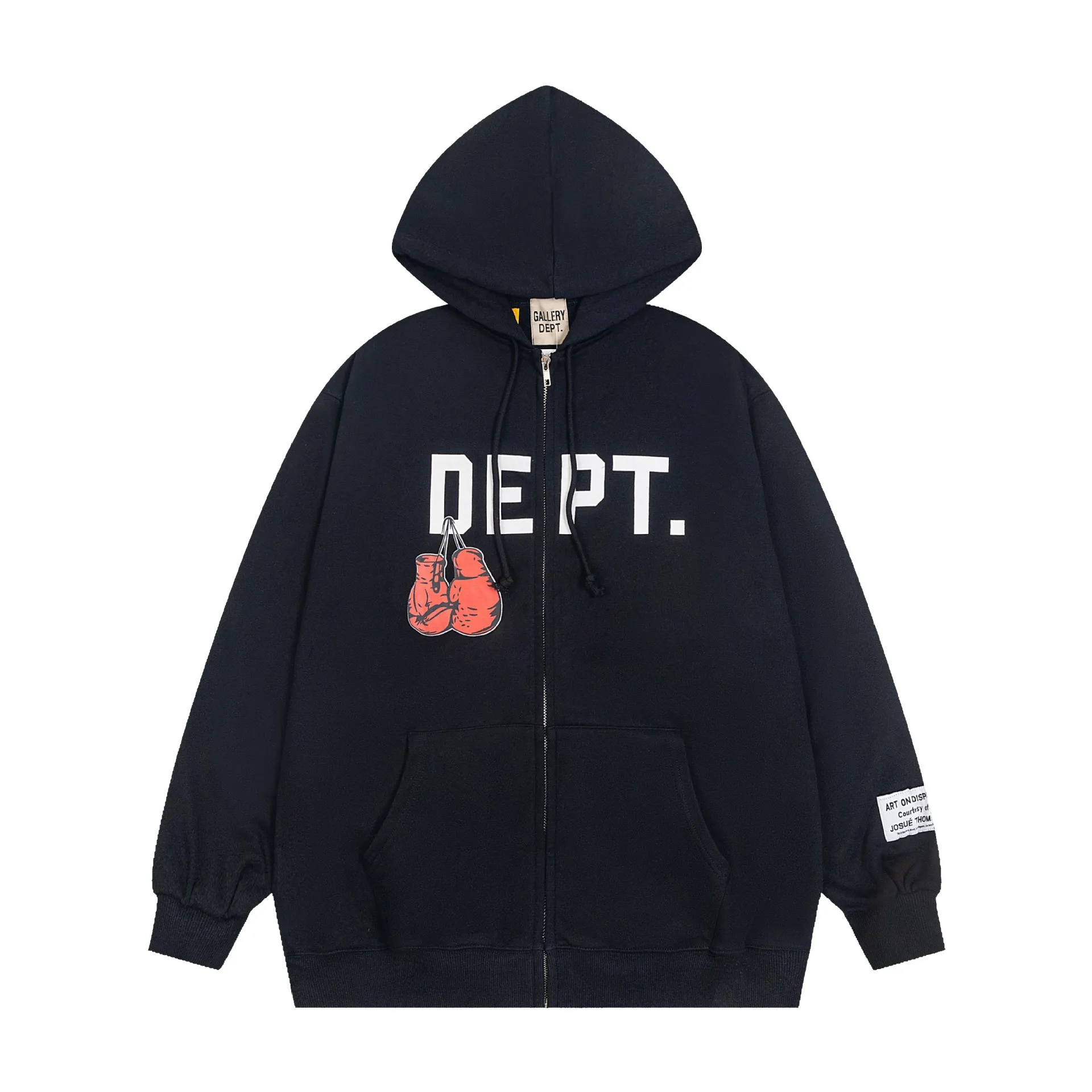 Dept Print Fashion Brand Lette – Embroidery Zip Up Hoodie recenzja i cena