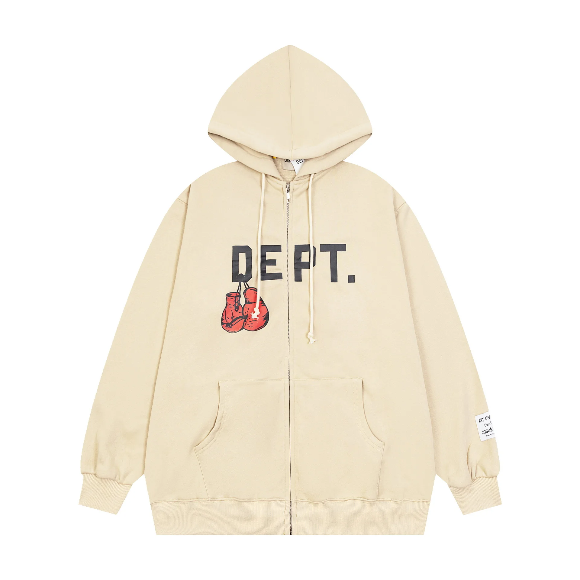 Dept Print Fashion Brand Lette – Embroidery Zip Up Hoodie recenzja i cena
