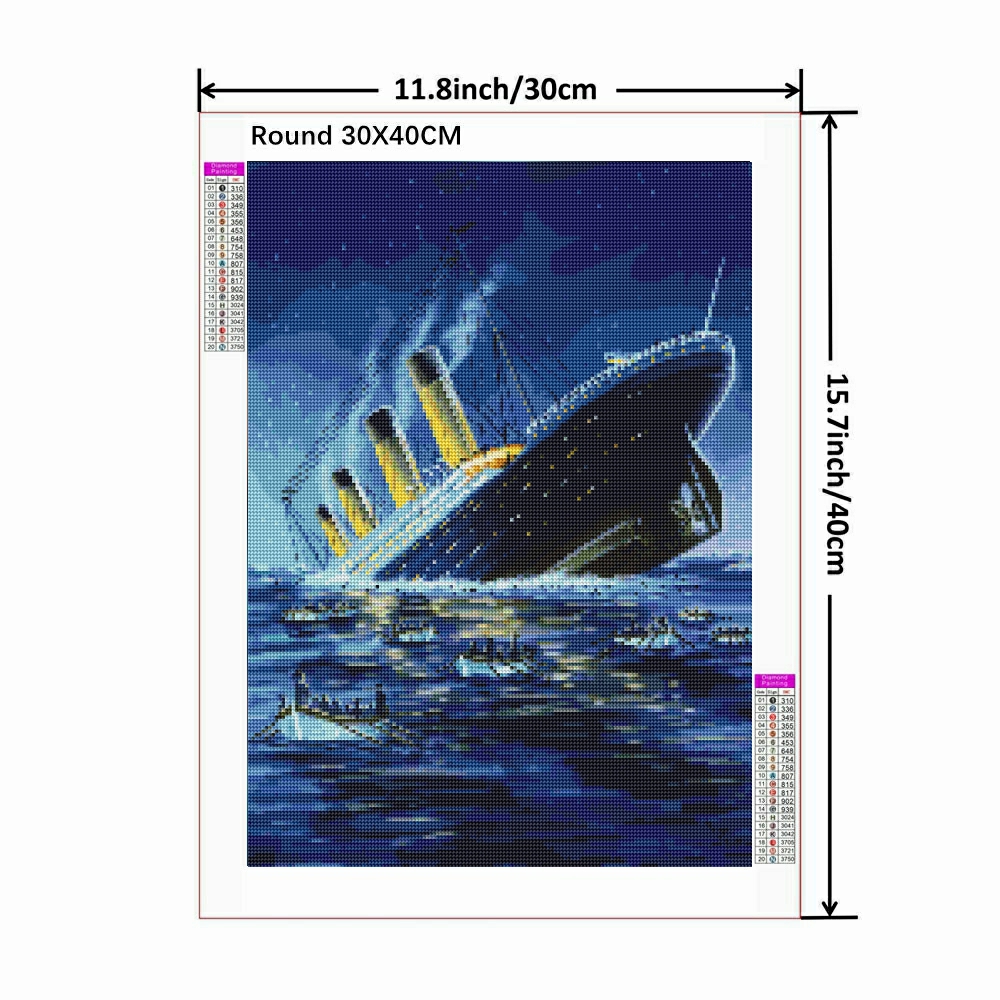 The Titanic Diamond Painting F – Embroidery Kit Set recenzja i cena