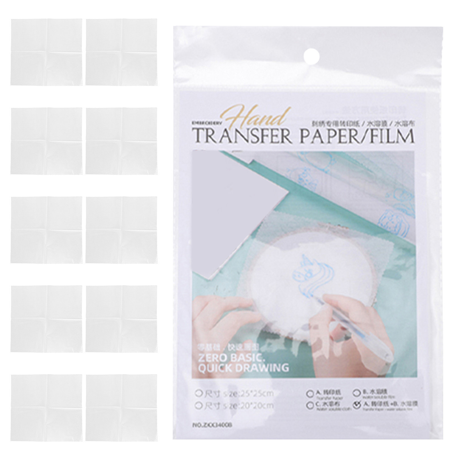 20Pcs Embroidery Transfer Pape – Embroidery Paper recenzja i cena