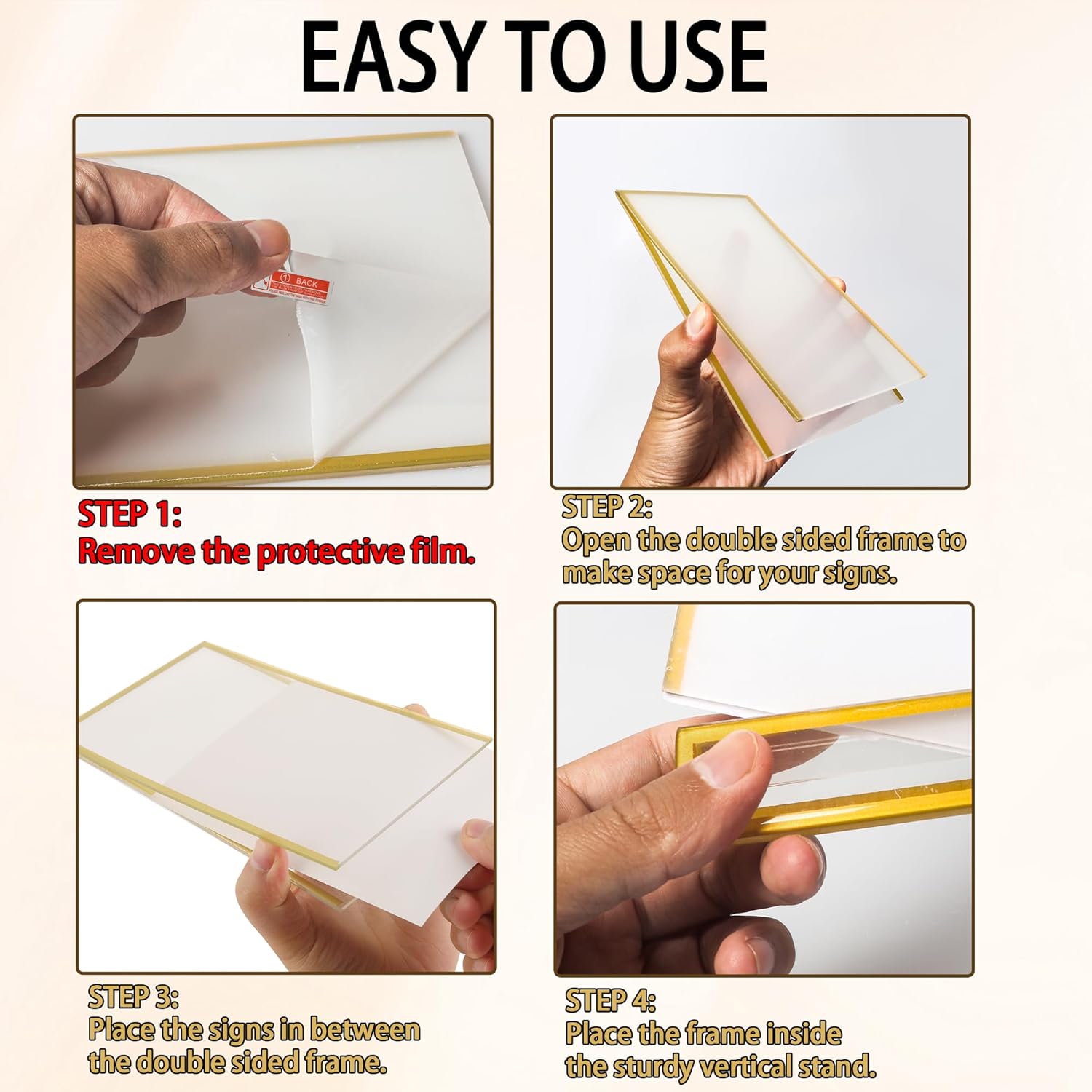4x6inch Acrylic Sign Holder Wi – Embroidery Studio recenzja i cena