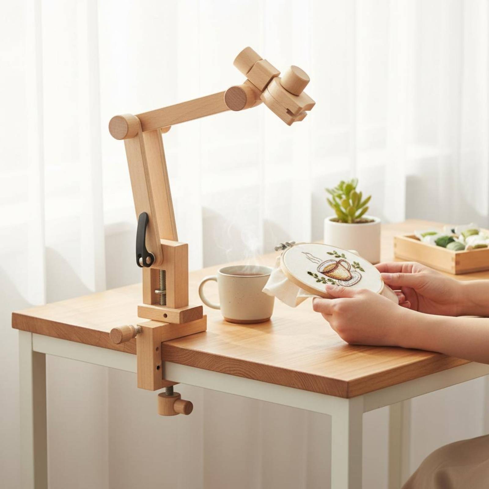 Table Clamp Embroidery Stand F – Embroidery Hoop Stand recenzja i cena