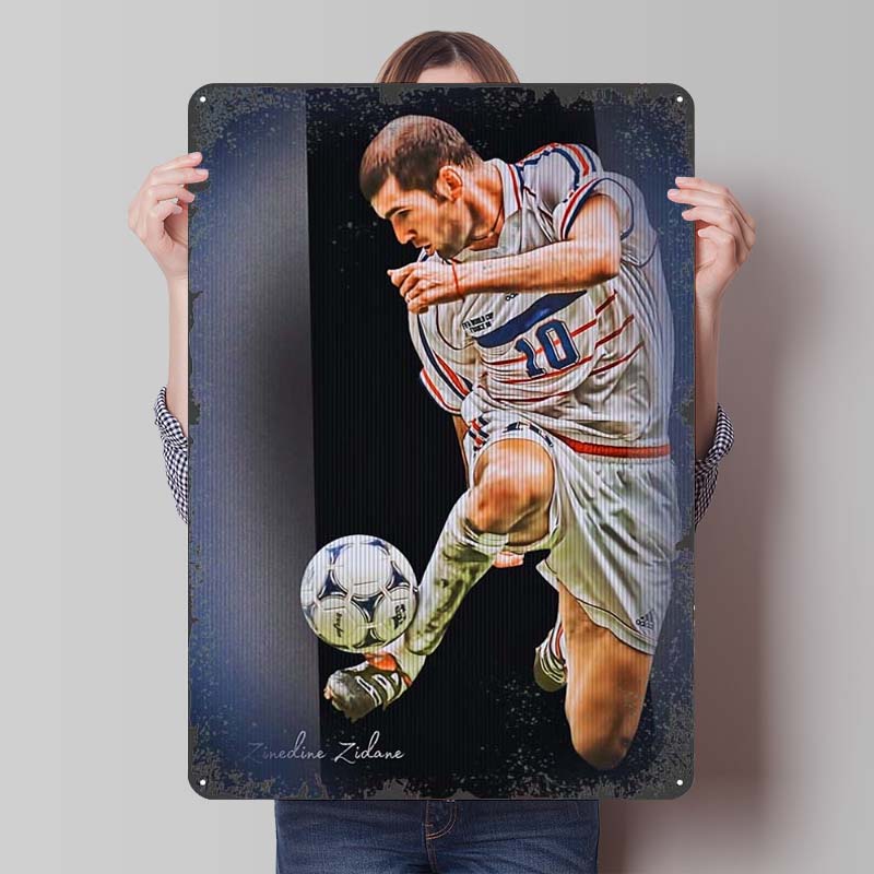 Zinedine Zidane Poster Footbal – Embroidery Studio recenzja i cena