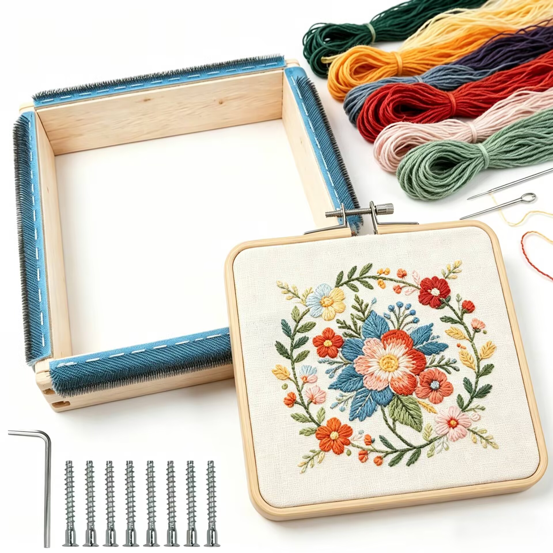 Punch Needle Frame Square Embr – Embroidery Hoop Stand recenzja i cena
