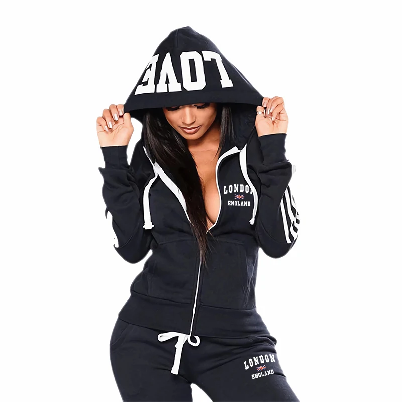 Sports Casual Daily High Quali – Embroidery Zip Up Hoodie recenzja i cena