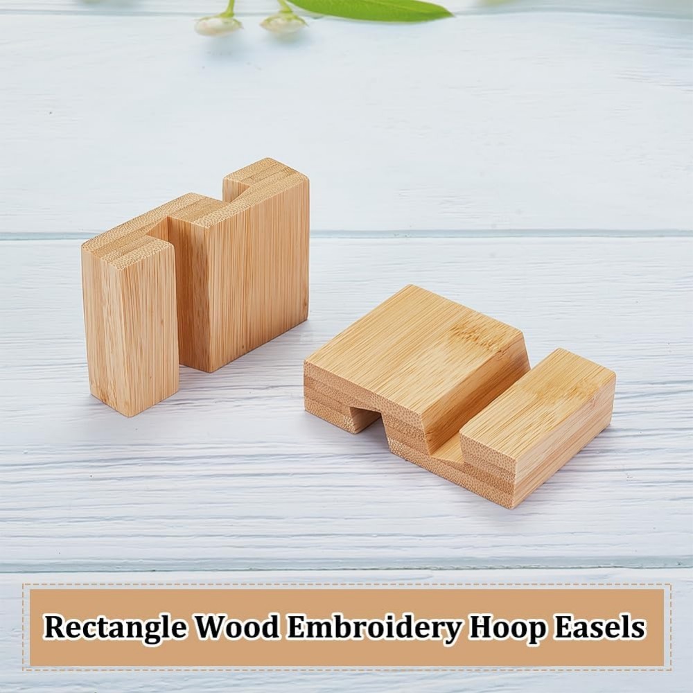 4Pcs Embroidery Hoop Wooden Ba – Embroidery Hoop Stand recenzja i cena